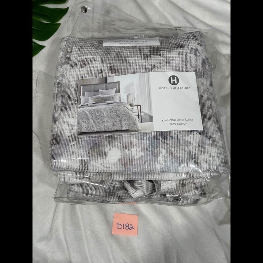 NEW Hotel Collection Impressions Floral KING Duvet